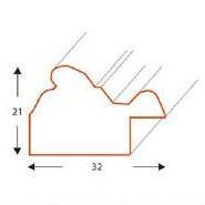 Ramka drewniana DRZ S 4 50x60 cm