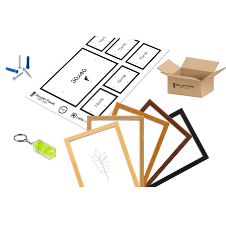 Zestaw brązowych ramek na 6 zdjęć HIT 4 GF0002