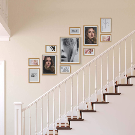 Zestaw naturanych ramek na 11 zdjęć PINIA 00 GF0030 R