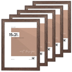 Pakiet 5 szt. brązowych ramek FDM 6 15x21 cm