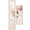 Zestaw naturanych ramek na 5 zdjęć PINIA 00 GF0014