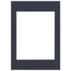 Passe partout 50x70 (40x50) GRANATOWE NAVY - LUCA Q5403