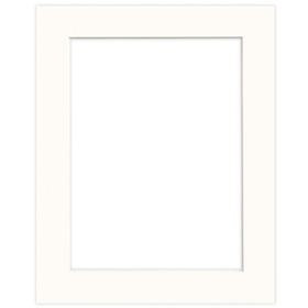 Passe partout 24x30 (18x24) BIAŁY CHALK LUCA Q5103