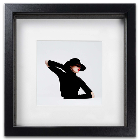 Ramka przestrzenna EXPO 3D Czarna 40x40 cm (30x30cm)