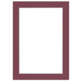 Passe partout 50x70 (40x60) CZERWONE WINE - LUCA Q5707