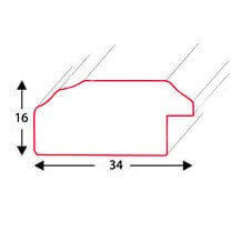 Pakiet ramek drewnianych DRZ A 06 DWUPAK 21x30 cm