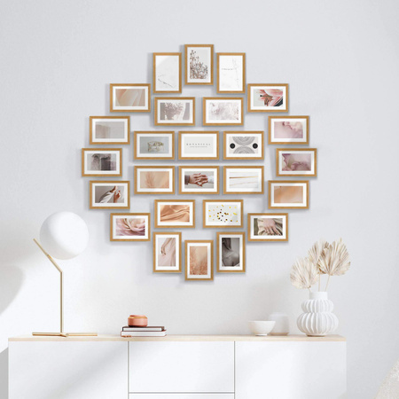 Zestaw naturanych ramek na 26 zdjęć PINIA 00 GF0037