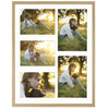 Foto Galeria 40x50 cm - ramka z passe partout na 5 zdjęć 13x18 cm 15x21 cm kolor dębowy