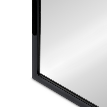 Lustro w ramie czarnej wysoki połysk wiszące LUCA LU-1965