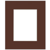 Passe partout 50x60 (30x40) BRĄZOWE CHOCOLATE - LUCA Q5603