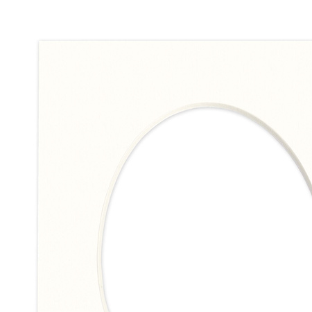 Passe partout 10x15 (6x9) OWAL LUCA Q5102 SNOW WHITE - BIAŁY