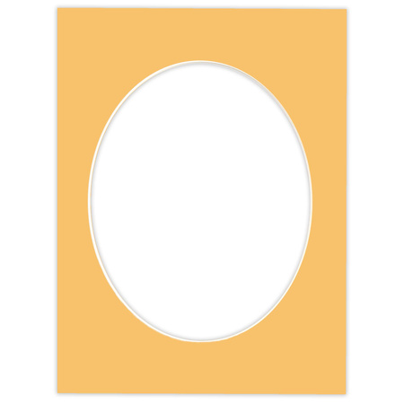 Passe partout 30x40 (24x30) OWAL BEŻOWE SUNNY - LUCA Q5207