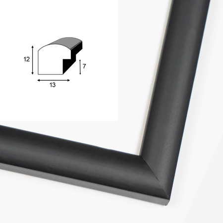 Zestaw czarnych ramek na 6 zdjęć HIT 02 GF0002