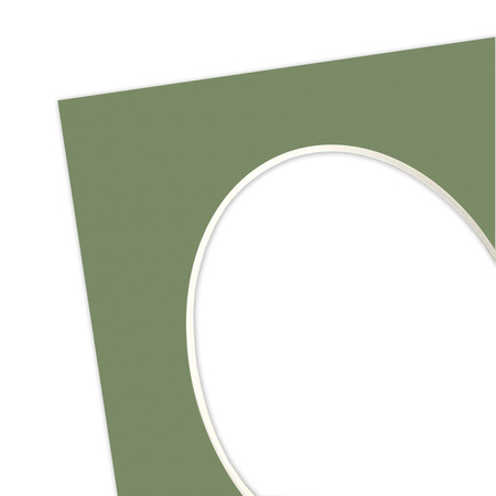 Passe partout 18x24 (13x18) OWAL ZIELONE FOREST - LUCA Q5505