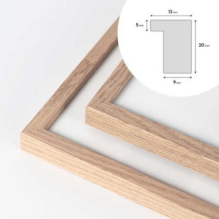 Ramka dębowa OAK 30x30 cm