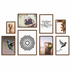 Zestaw brązowych ramek na 8 zdjęć PRESTO 4 GF0009