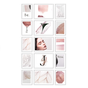 Zestaw białych ramek na 15 zdjęć PINIA 1 GF0029