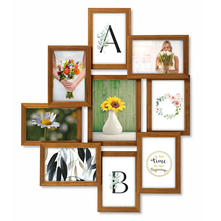 Multirama MULTI BROWN 91 ramka na 9 zdjęć