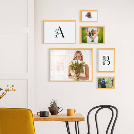 Zestaw naturanych ramek na 6 zdjęć PRESTO 0 GF0010