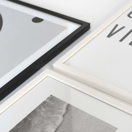 Zestaw obrazów w ramie czarno-białe Vibes