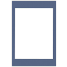 Passe partout 20x30 (18x24) NIEBIESKIE BLUE - LUCA Q5402