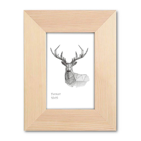 Ramka z drewna surowego SUR G 40x50 cm