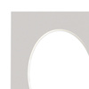 Passe partout 40x50 (30x40) OWAL SZARY - STONE - LUCA Q5304