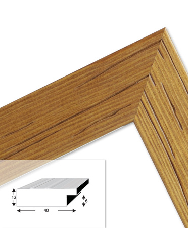 Ramka drewniana DRL A 3 50x60 cm