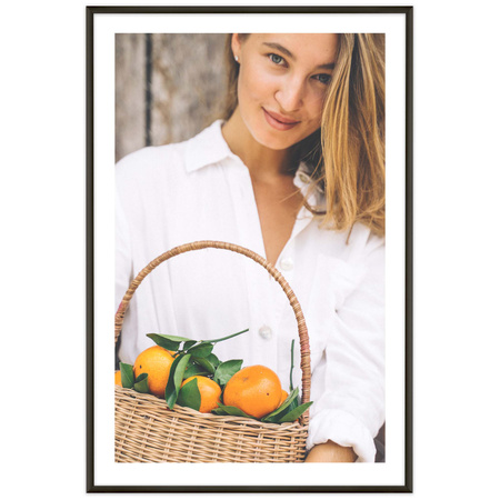 Ramka aluminiowa czarna ROYALL 40x60 cm