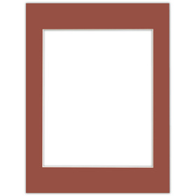 Passe partout 30x40 (24x30) CZERWONY - CAYENNE - LUCA Q5701