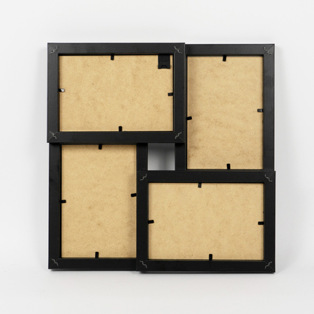 Multirama MULTI HEN CZARNA ramka na 4 zdjęcia