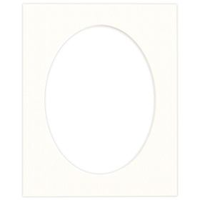 Passe partout 24x30 (18x24) BIAŁY OWAL CHALK LUCA Q5103