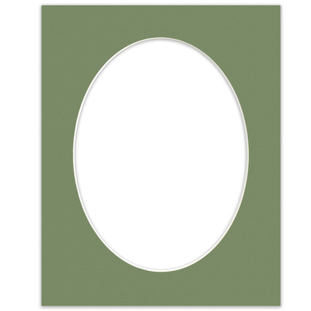 Passe partout 40x50 (30x40) OWAL ZIELONE FOREST - LUCA Q5505