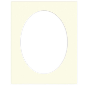 Passe partout 40x50 (30x40) OWAL BEŻOWE CREAM - LUCA Q5202