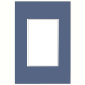 Passe partout 10x15 (6x9)  NIEBIESKIE BLUE - LUCA Q5402