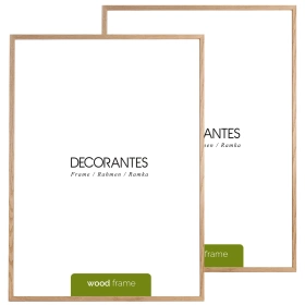 Pakiet ramek z drewna dębowego 2szt. OAK 50x70 cm