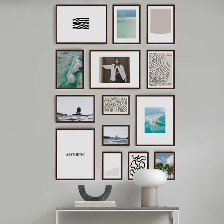 Zestaw brązowych ramek na 14 zdjęć HIT 4 GF0001