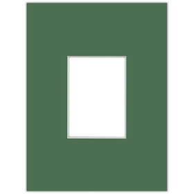 Passe partout 30x40 (13x18) ZIELONE MALACHITE - LUCA Q5506