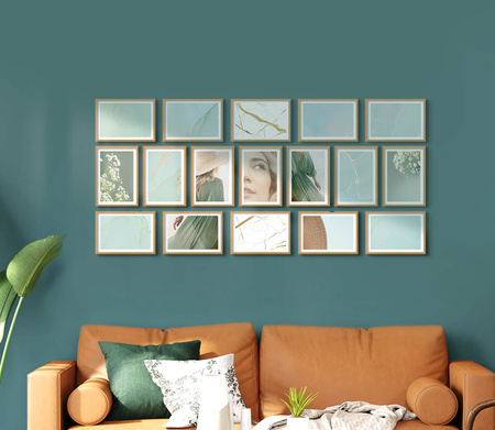 Zestaw naturanych ramek na 17 zdjęć PINIA 00 GF0028