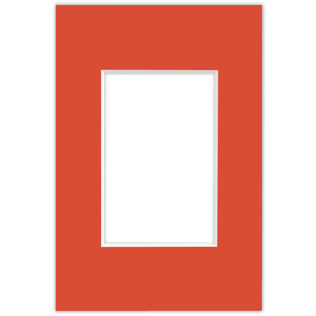 Passe partout 10x15 (6x9) CZERWONY - LIGHT RED - LUCA Q5702