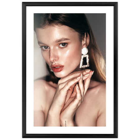 Ramka aluminiowa czarna ROYALL 21x30 cm