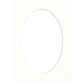 Passe partout 13x18 (10x15) OWAL LUCA Q5102 SNOW WHITE - BIAŁY