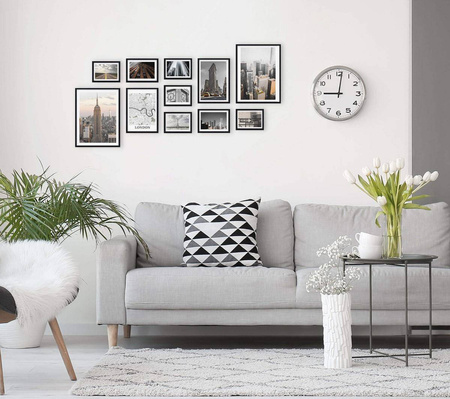 Zestaw czarnych ramek na 11 zdjęć PINIA 2 GF0005