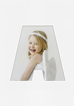 Passe Partout okienko w kształcie LITERKI "A"