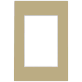 Passe partout 30X45 (20X30) BEŻOWE TABAC - LUCA Q5209