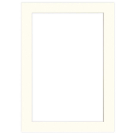 Pakiet 5 szt. Passe Partout 50x70 (40x60) LUCA Q5106 IVORY BIAŁY
