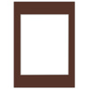 Passe partout 50x70 (40x50) BRĄZOWE CHOCOLATE - LUCA Q5603