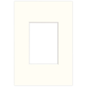 Passe partout 9x13 (5x7) LUCA Q5104 OFF WHITE - BIAŁY