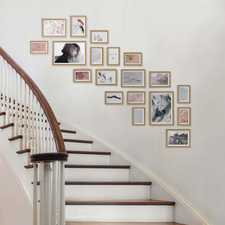 Zestaw naturanych ramek na 19 zdjęć PINIA 00 GF0036 L