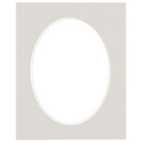 Passe partout 24x30 (18x24) OWAL SZARY FOG LUCA Q5303